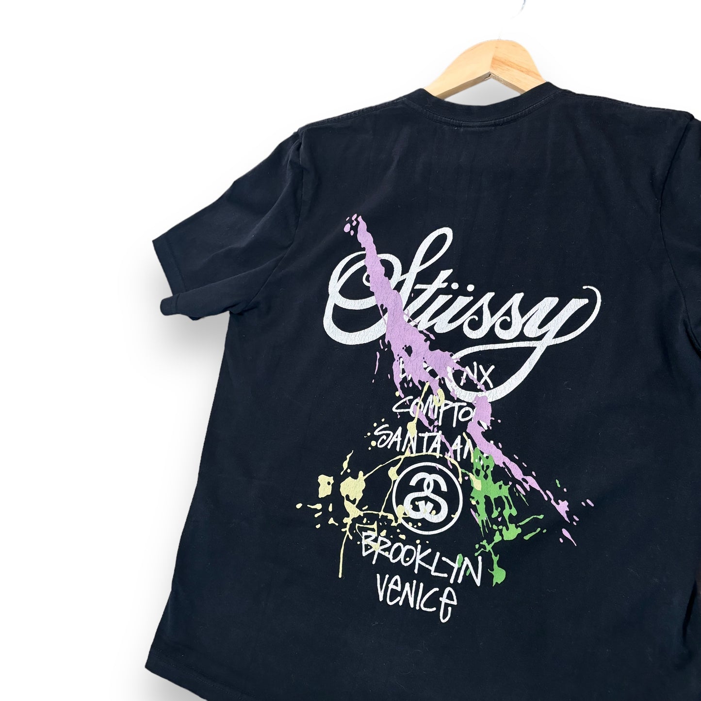 stussy t-shirt, black, medium