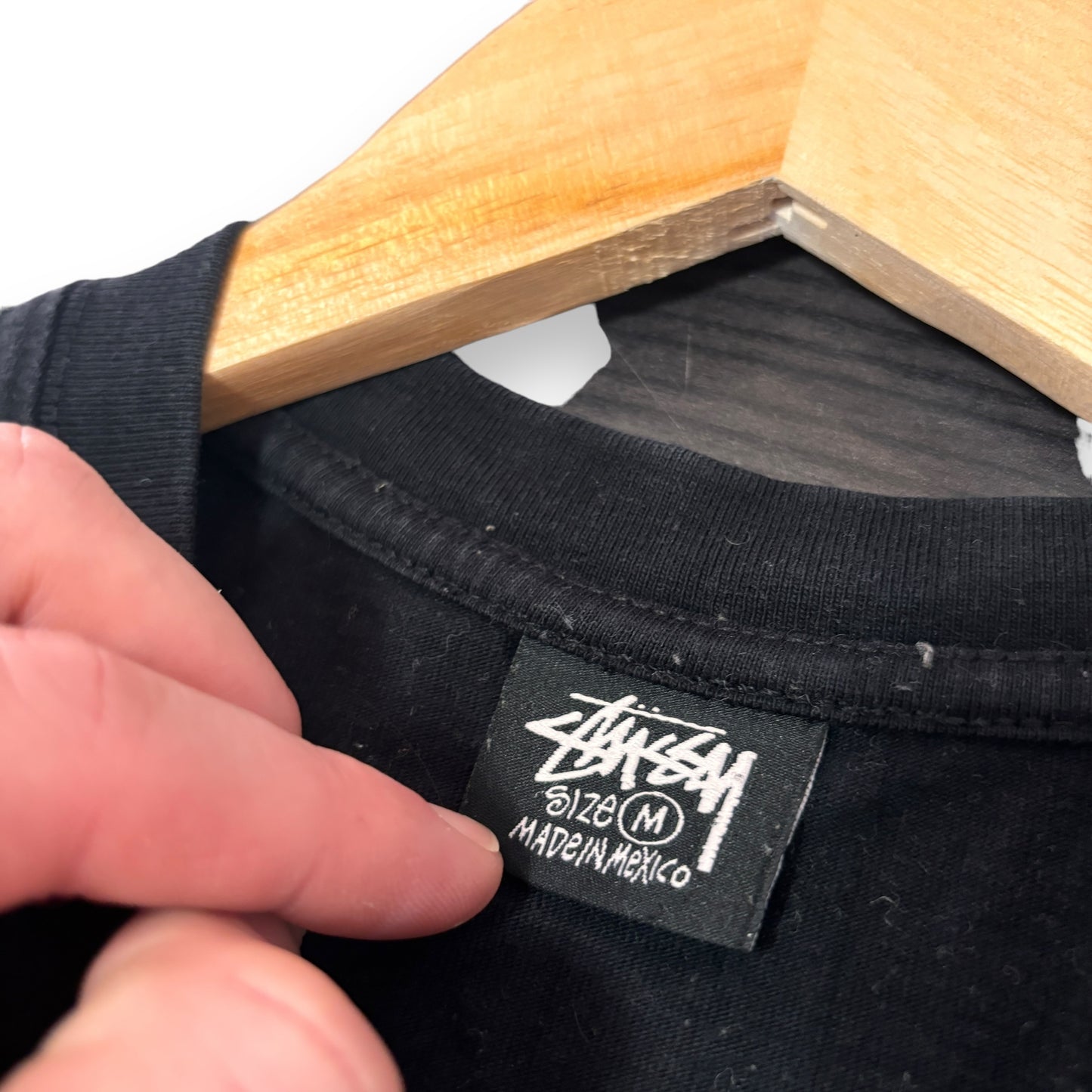 stussy t-shirt, black, medium