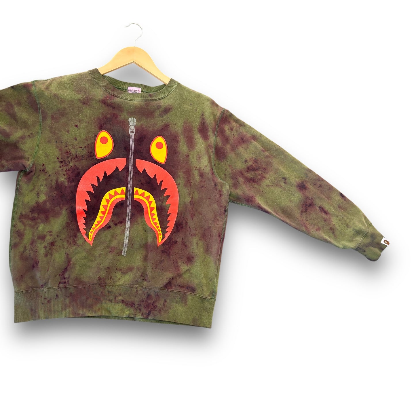 A bathing ape jumper, small, multi, custom