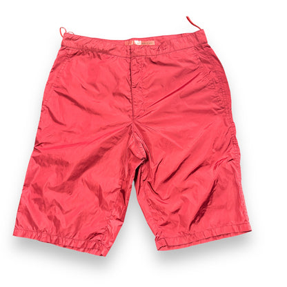 prada shorts, red,  xs / 28"