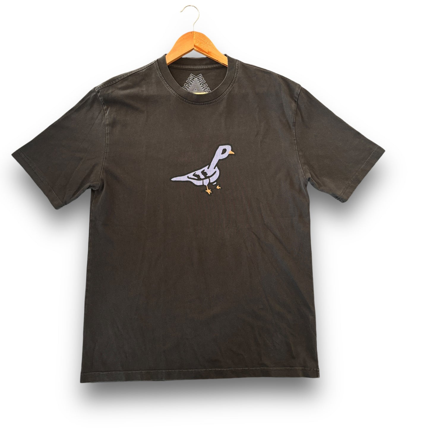 Palace T-shirt, charcoal black, graphic print, large