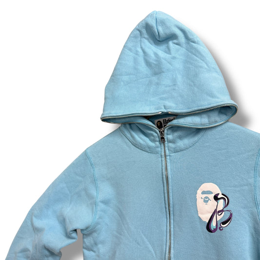 A BATHING APE Hoodie, blue & multi, small