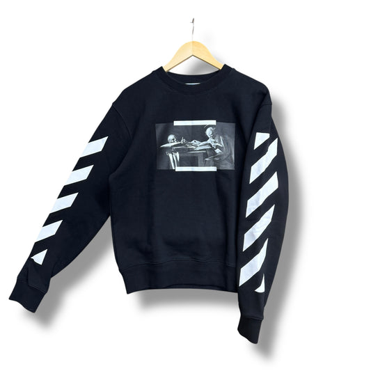 OffWhite Sweatshirt, black, Medium relaxed