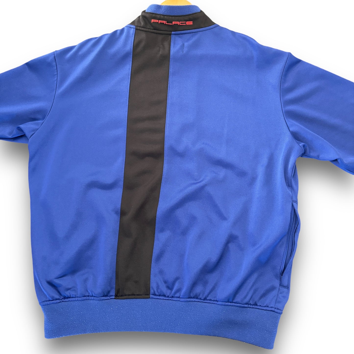 Palace jacket, large, blue and black