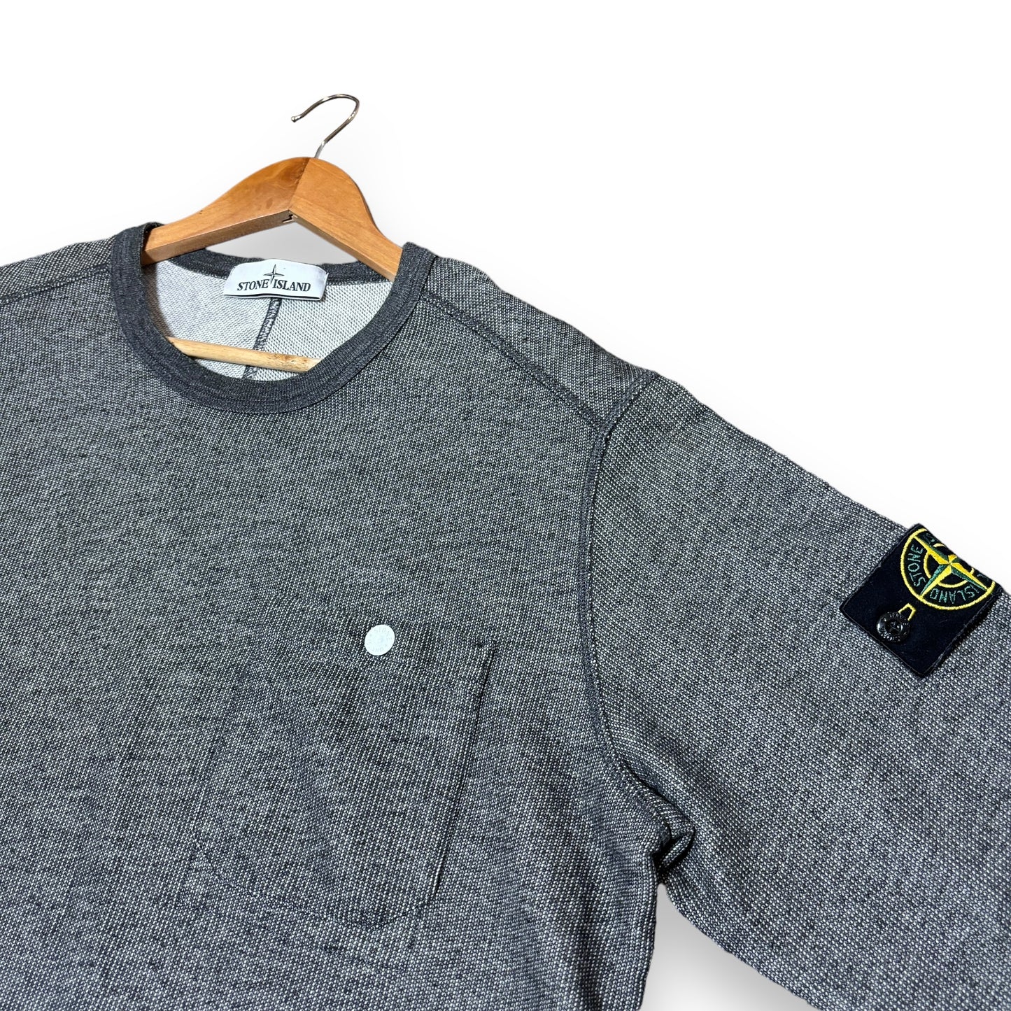 Stone island jumper, weaved, large, grey