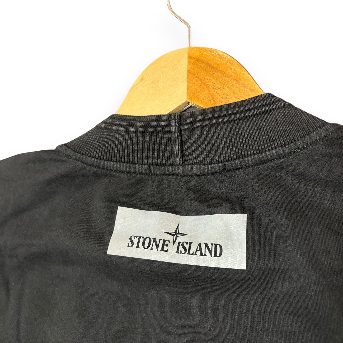 Stone island jumper, black, medium, oversized