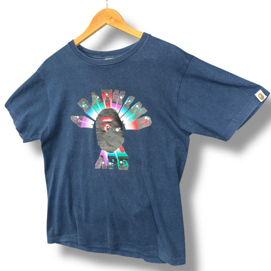 A Bathing Ape T-Shirt, navy, Front Design, Medium