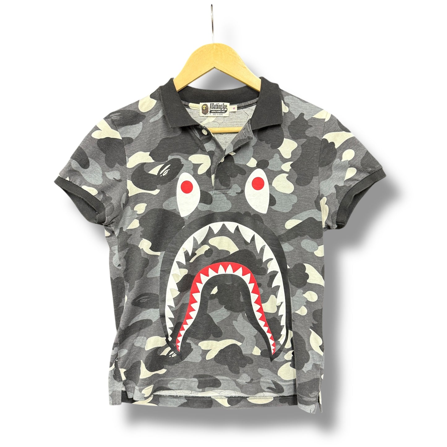 A bathing ape, polo shirt, xs, womens