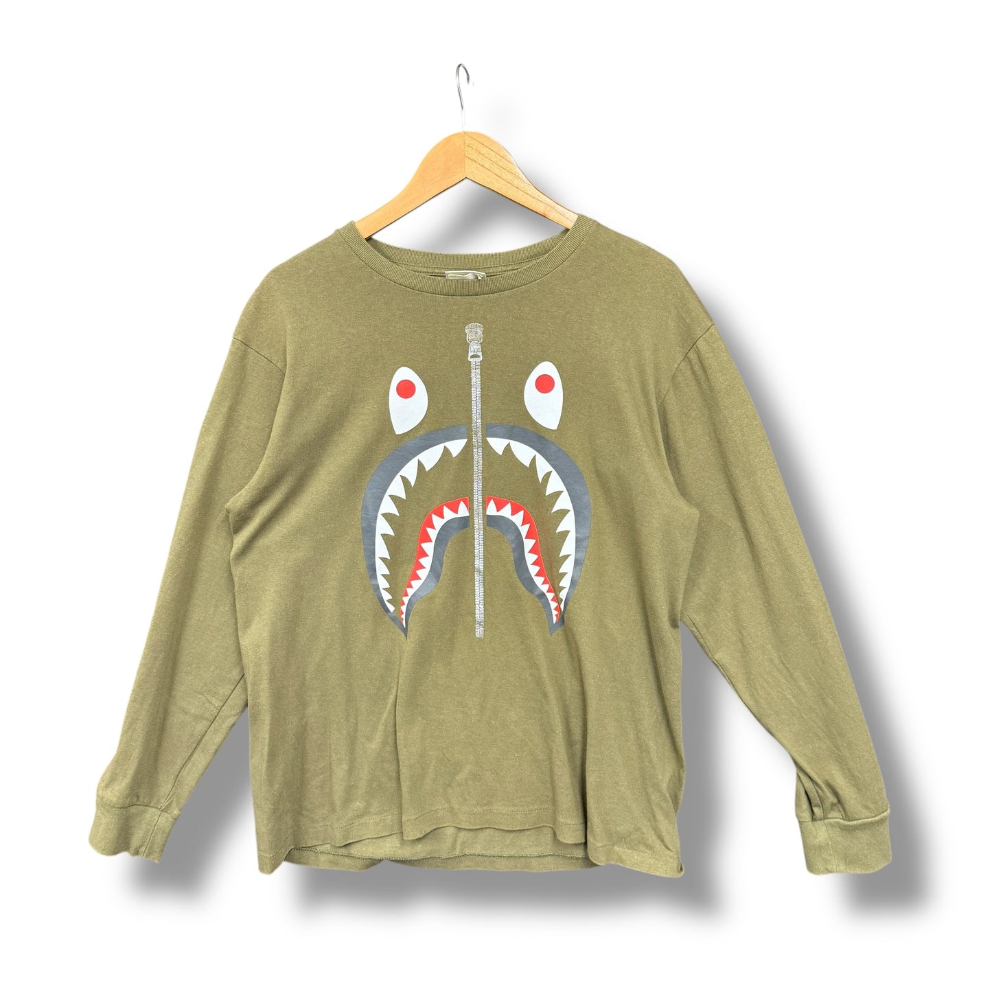 A bathing ape long sleeve t-shirt, medium