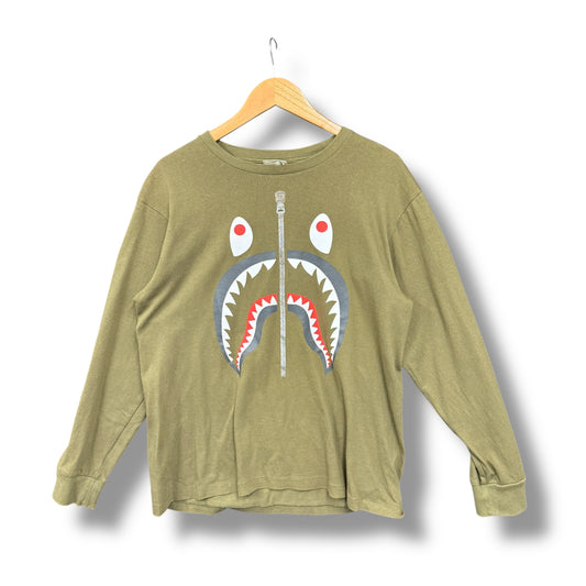 A bathing ape long sleeve t-shirt, medium
