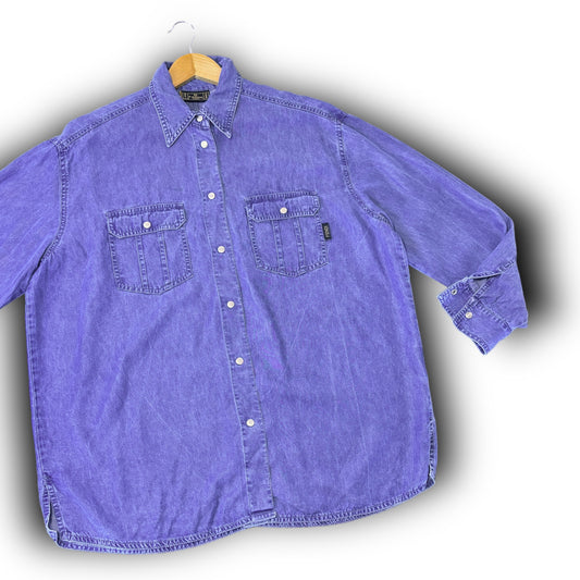 Fendi denim shirt, blue, medium