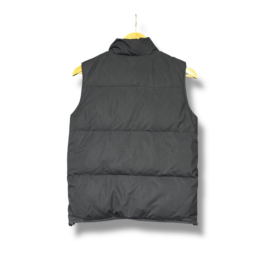 A bathing ape puffer gilet, black, xs