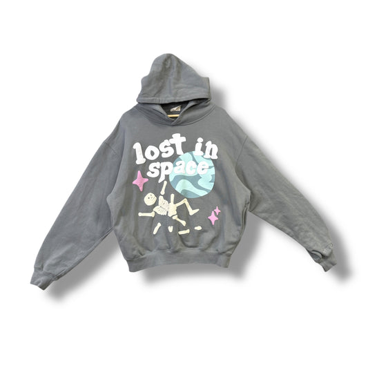 broken planet hoodie "lost in space", large relaxed