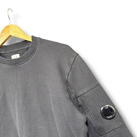 CP company lens jumper, small, black