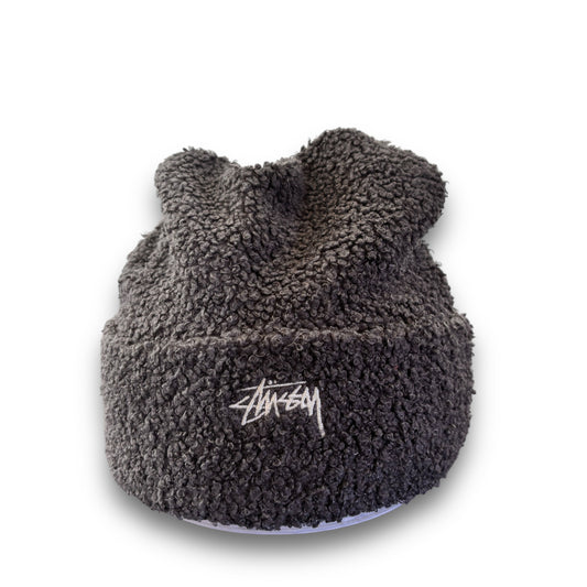 stussy beanie, grey, one size.