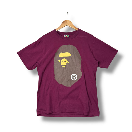 A BATHING APE T-Shirt, Purple, Large