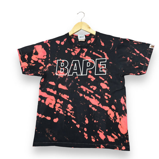 A bathing ape T-shirt, small, black and pink ,custom