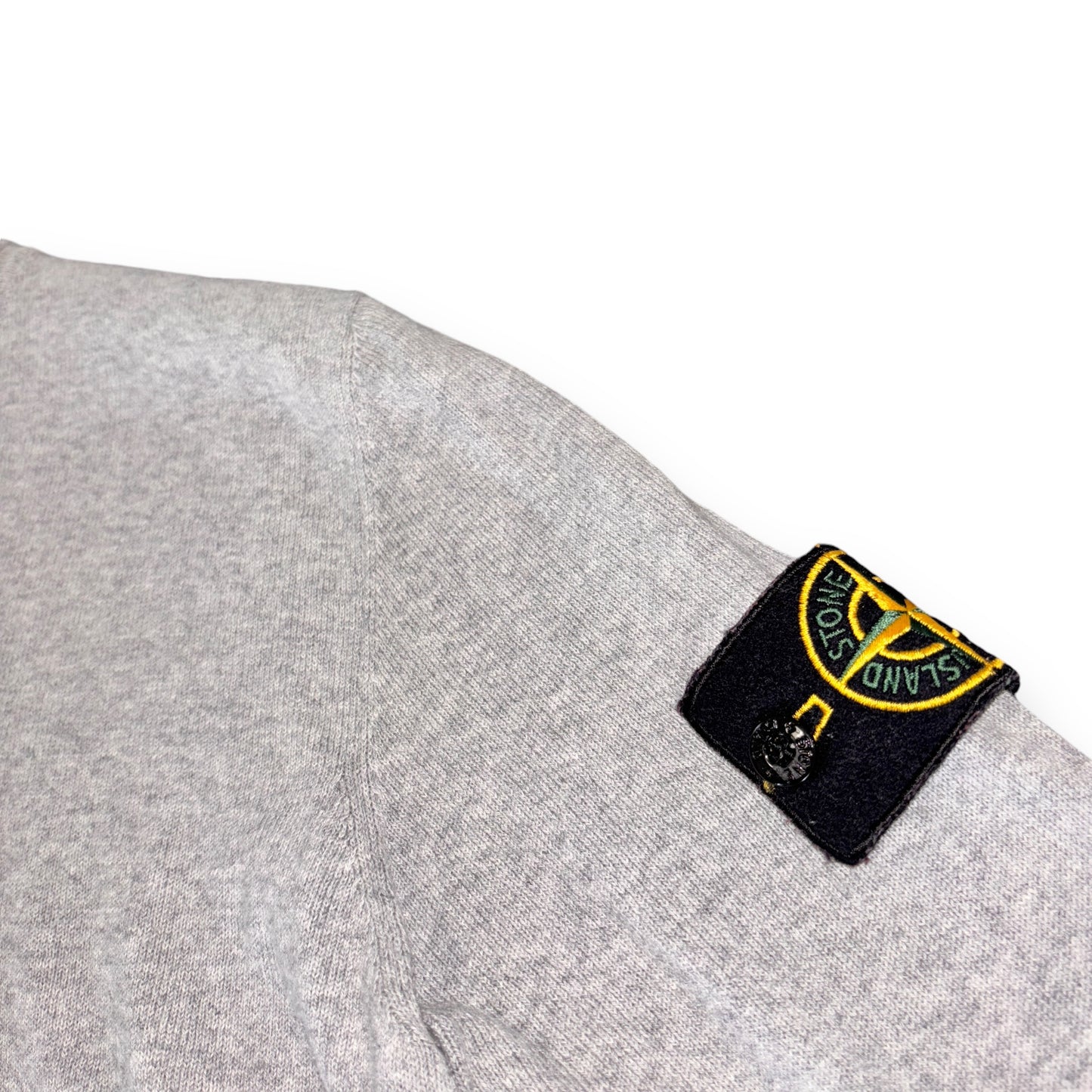 Stone island V jumper, grey, small, relaxed