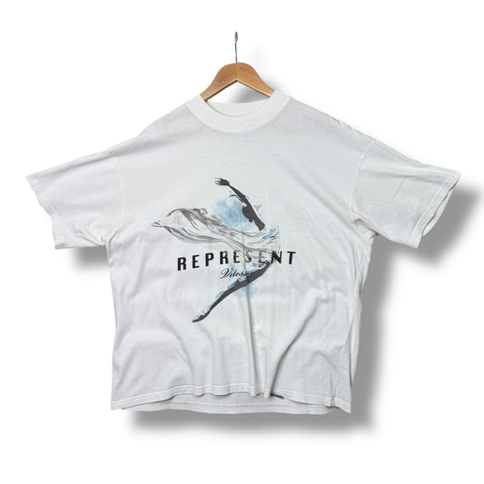 Represent Shirt, White, Front Design, Large