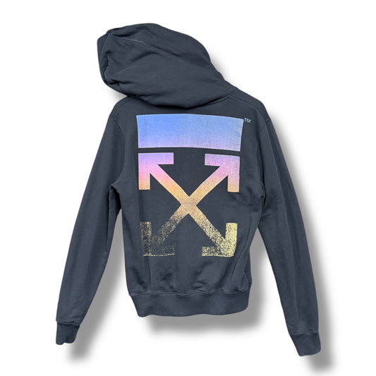 Off-white hoodie, small relaxed, black