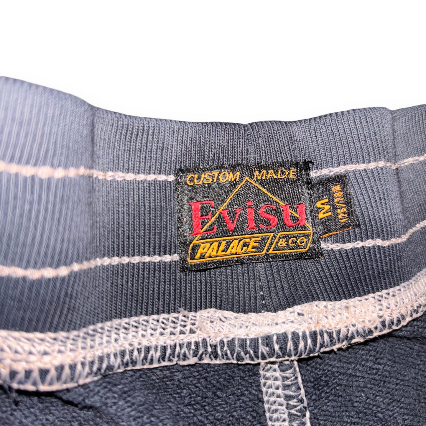 EVISU x palace joggers, charcoal black, medium