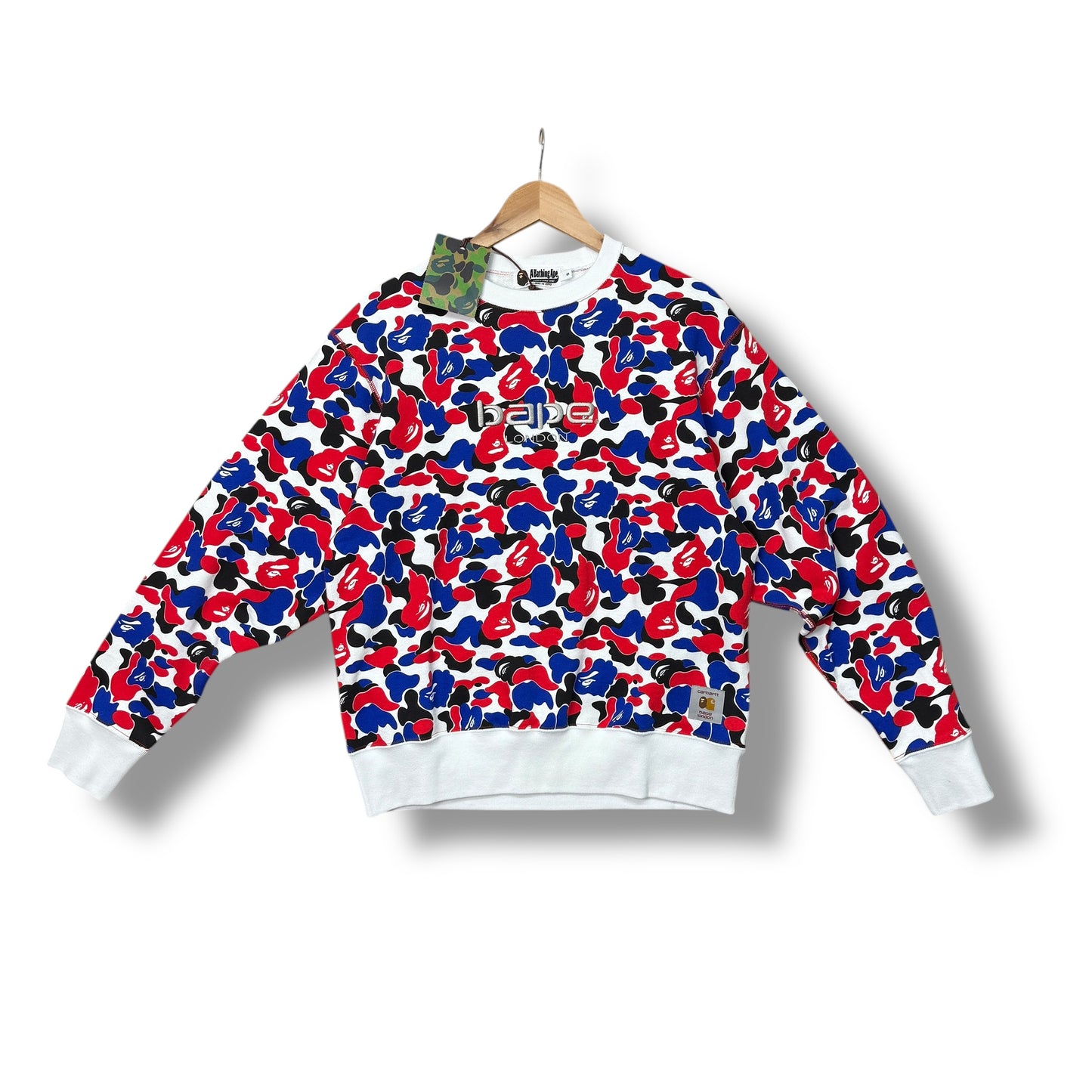 A Bathing Ape x carhartt Jumper, Multi, Small