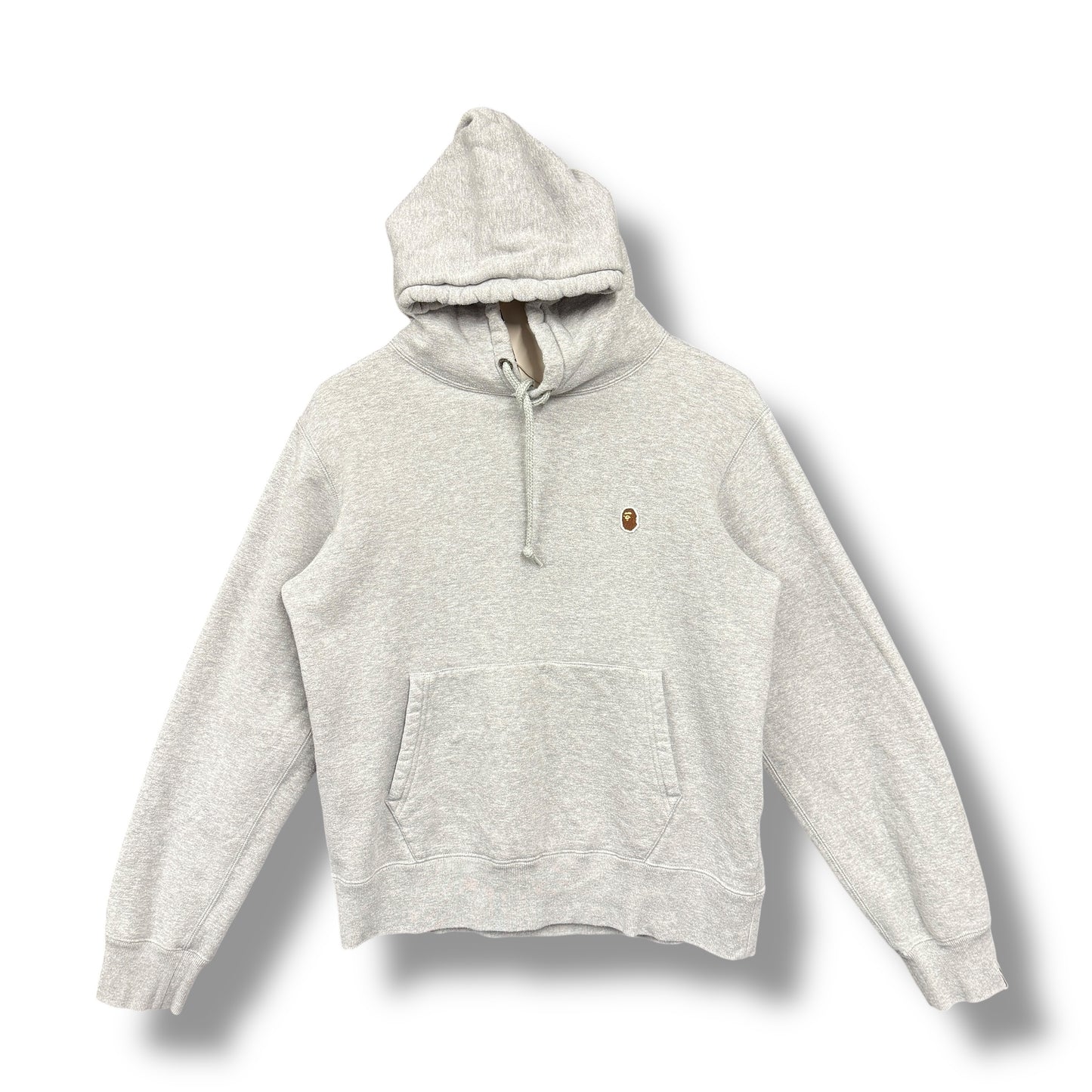 A bathing ape hoodie, grey, medium