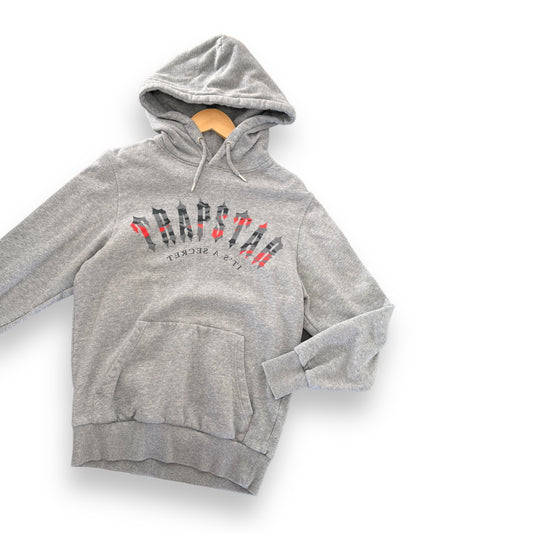 TrapStar hoodie, small, grey multi