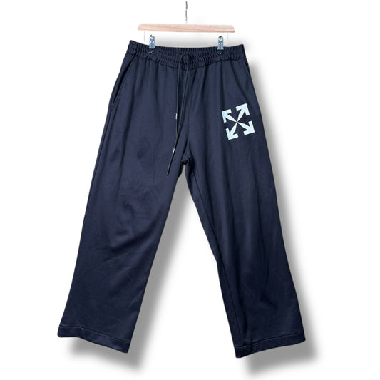 Off White straight leg Joggers, black, small