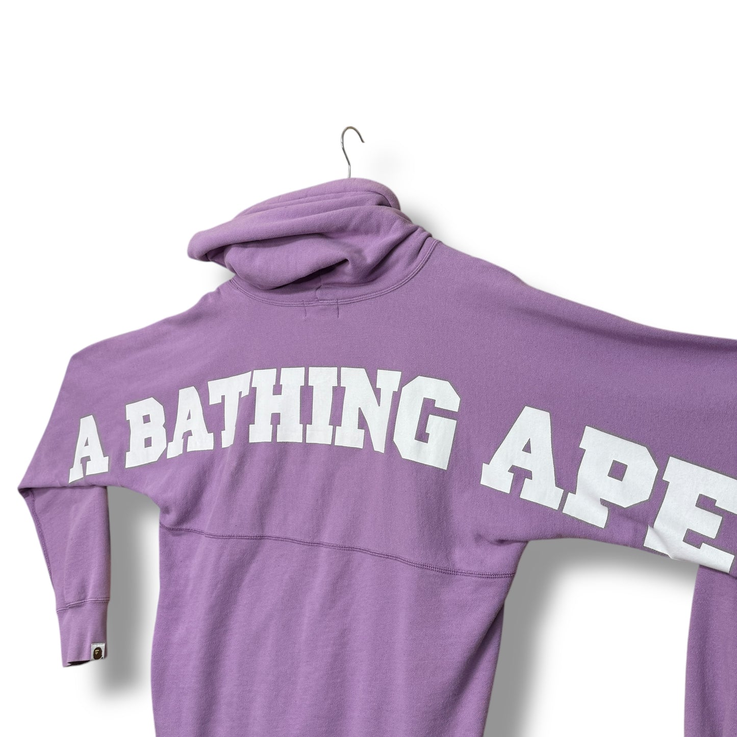 A Bathing Ape Hoodie, Back Design, Purple, XL