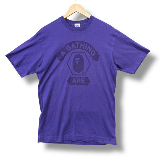 A BATHING APE T-Shirt, Purple, Large