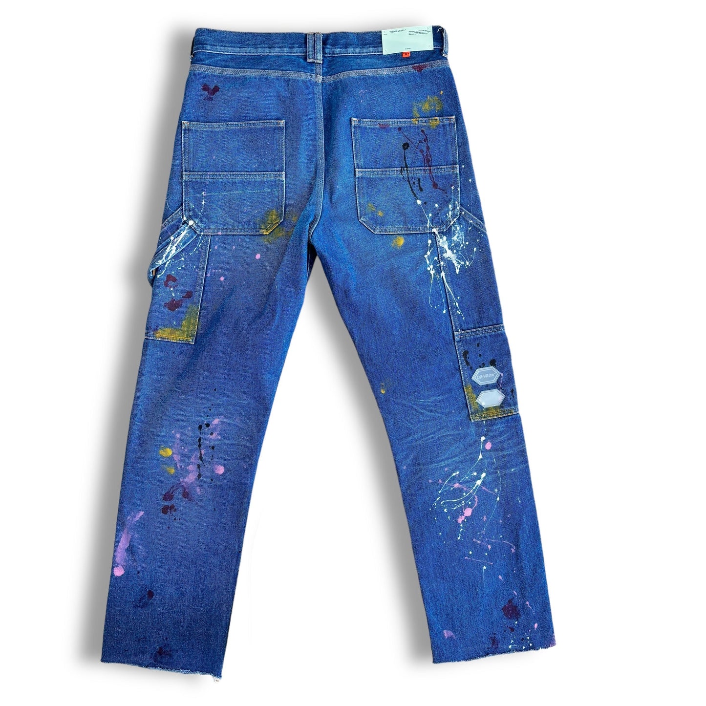 offwhite jeans, 32", blue & multi