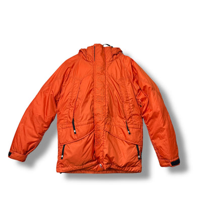 A Bathing Ape puffer coat, large, shark Hood, Orange