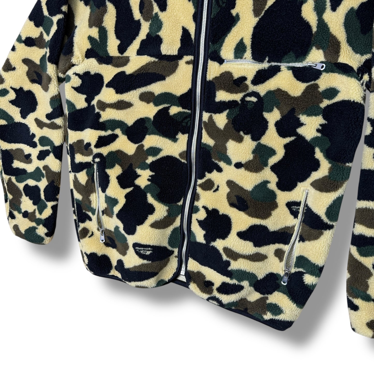 A BATHING APE Fleece Jacket, Multi, Medium