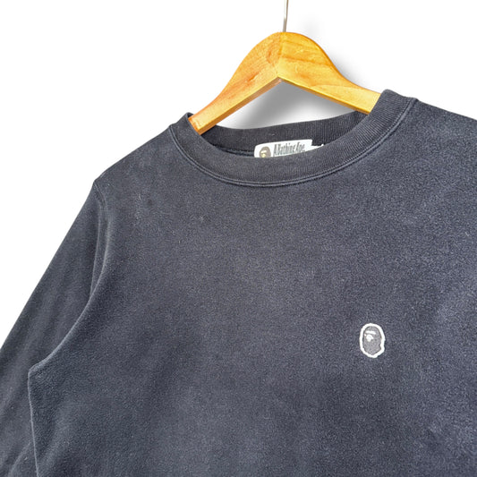 A Bathing Ape mini logo Jumper, black, small