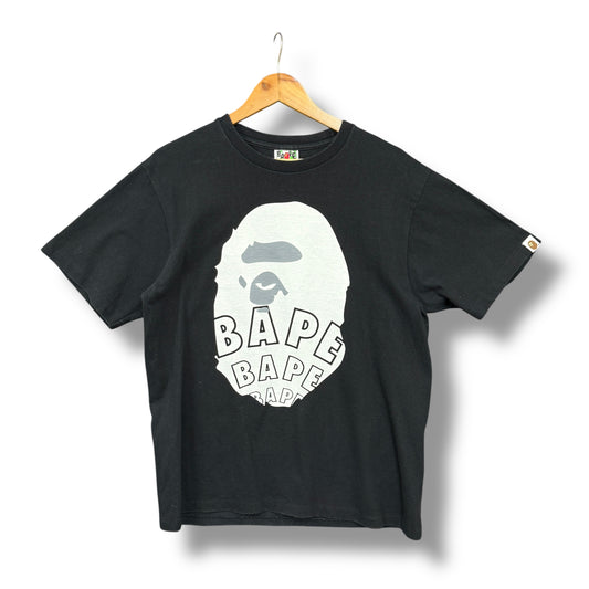 .A bathing ape t-shirt, large, black