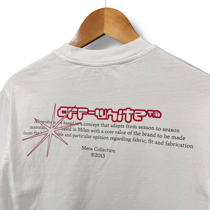 Off-white t-shirt, XS oversized, white