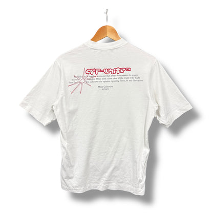 Off-white t-shirt, XS oversized, white