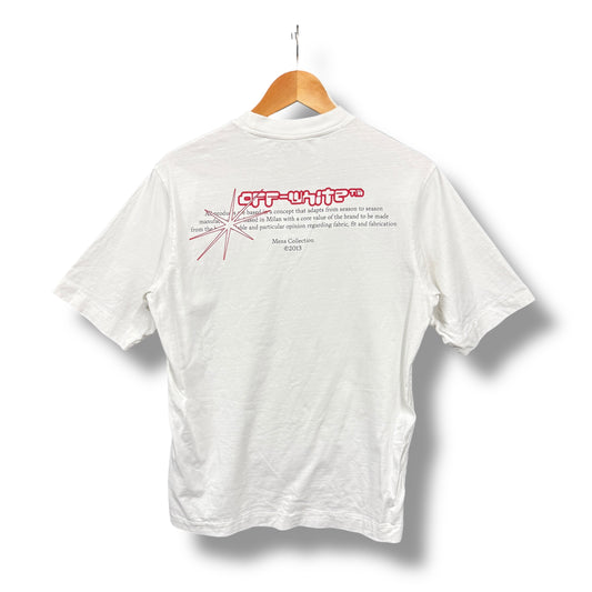 Off-white t-shirt, XS oversized, white