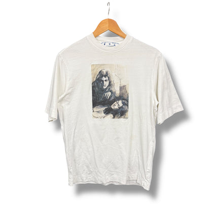 Off-white t-shirt, XS oversized, white