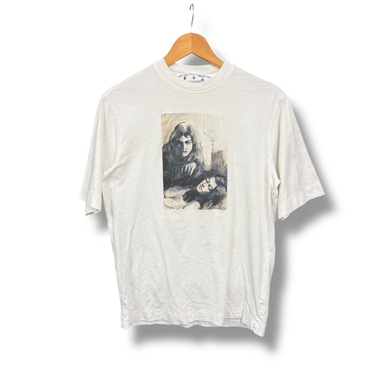 Off-white t-shirt, XS oversized, white