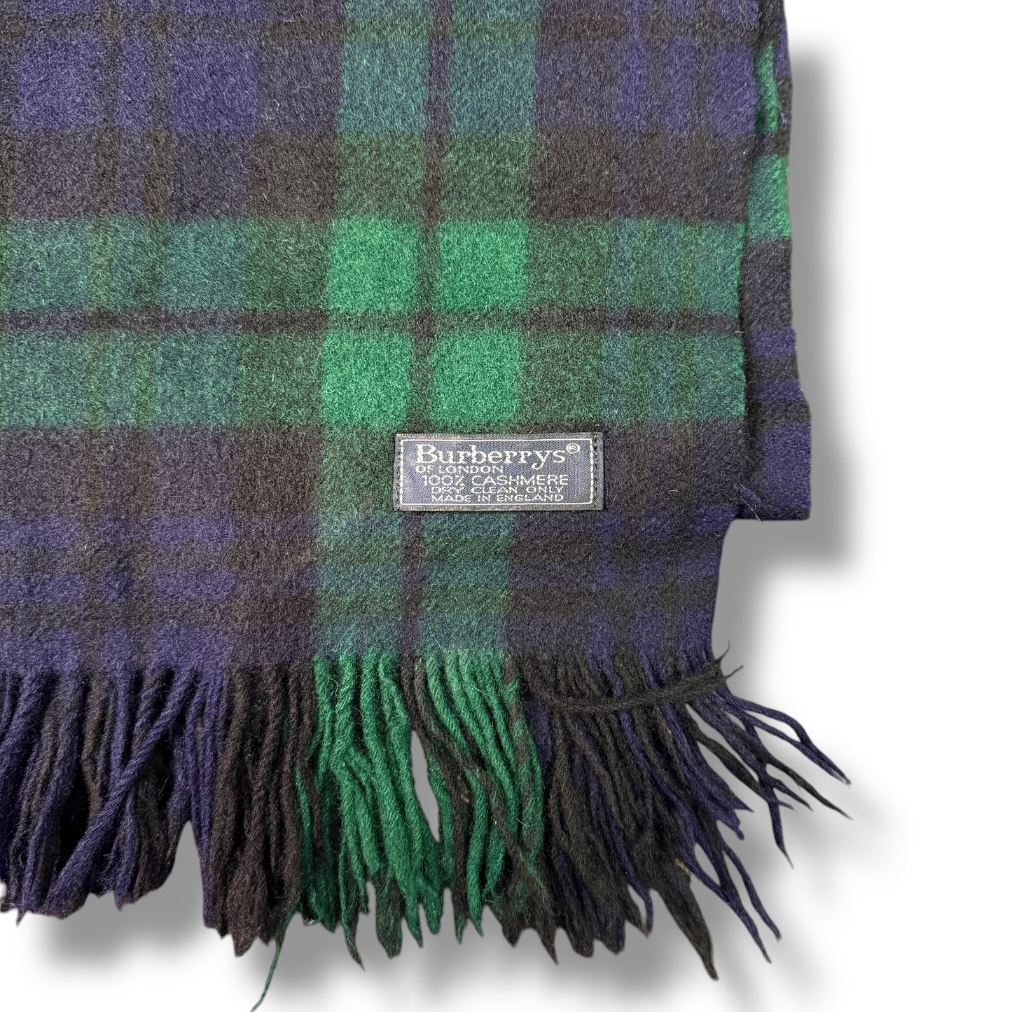 Burberry Scarf, Green/Blue