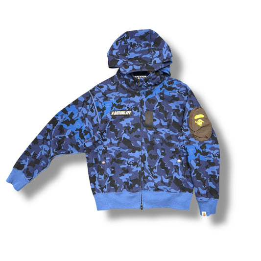 A Bathing Ape jacket, Blue, small oversized