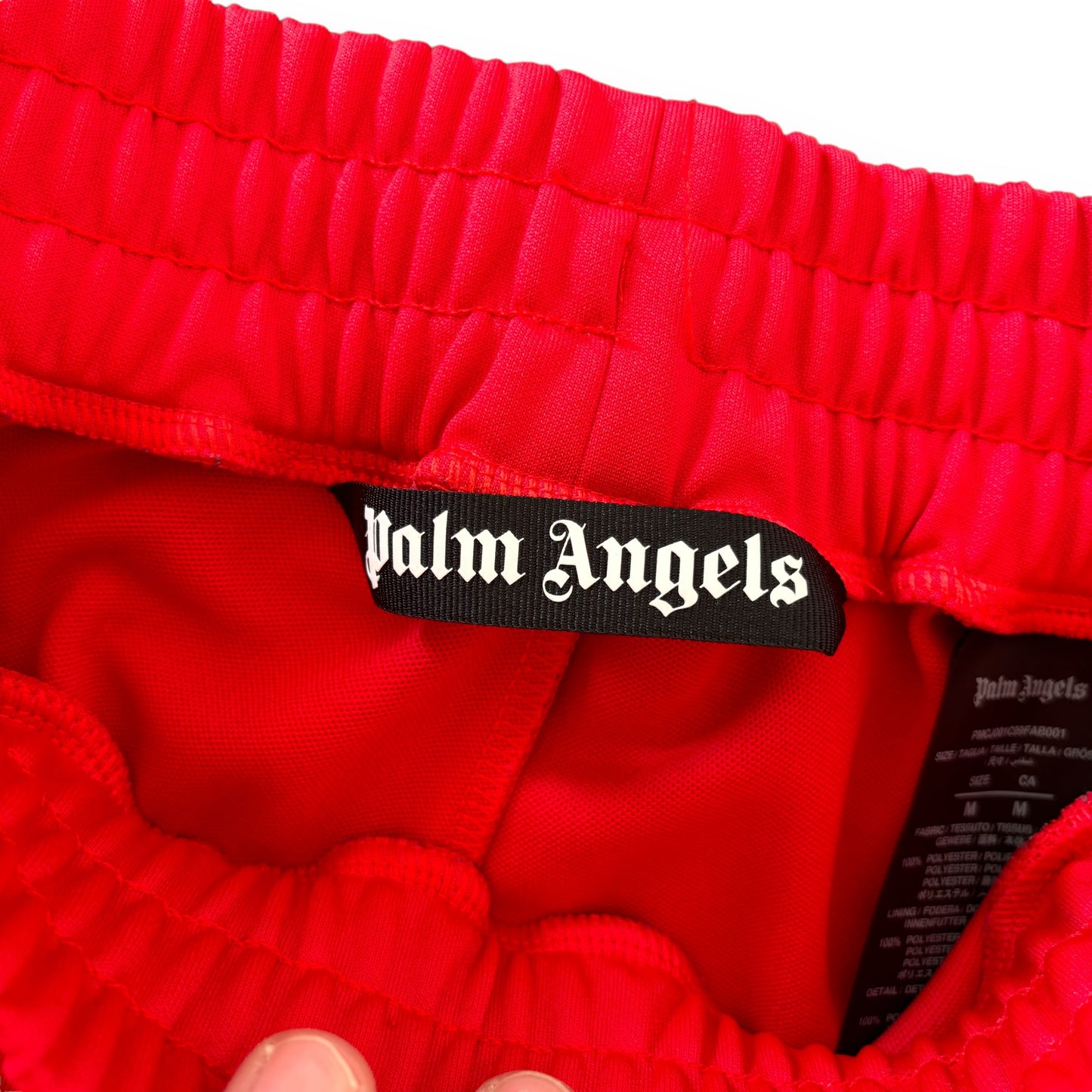 Palm angels joggers, red, medium