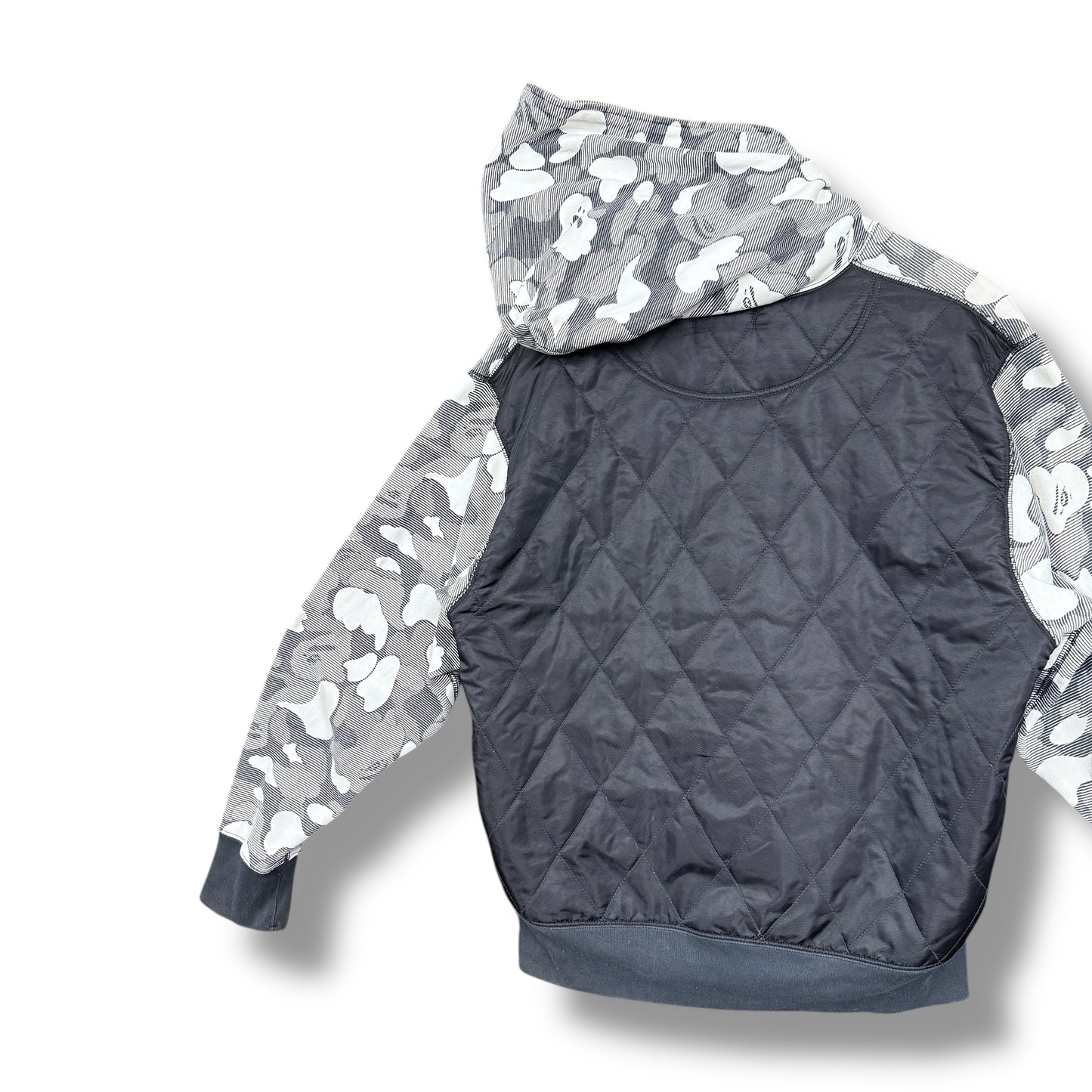 a bathing ape full zip jacket, black, relaxed medium