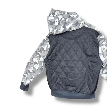 a bathing ape full zip jacket, black, relaxed medium