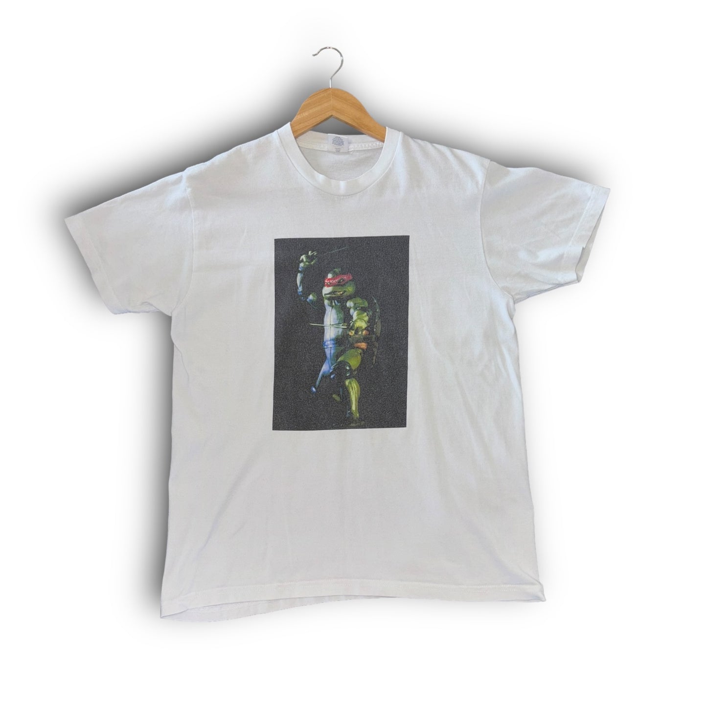 Supreme t-shirt, medium, TMNT graphic print, white