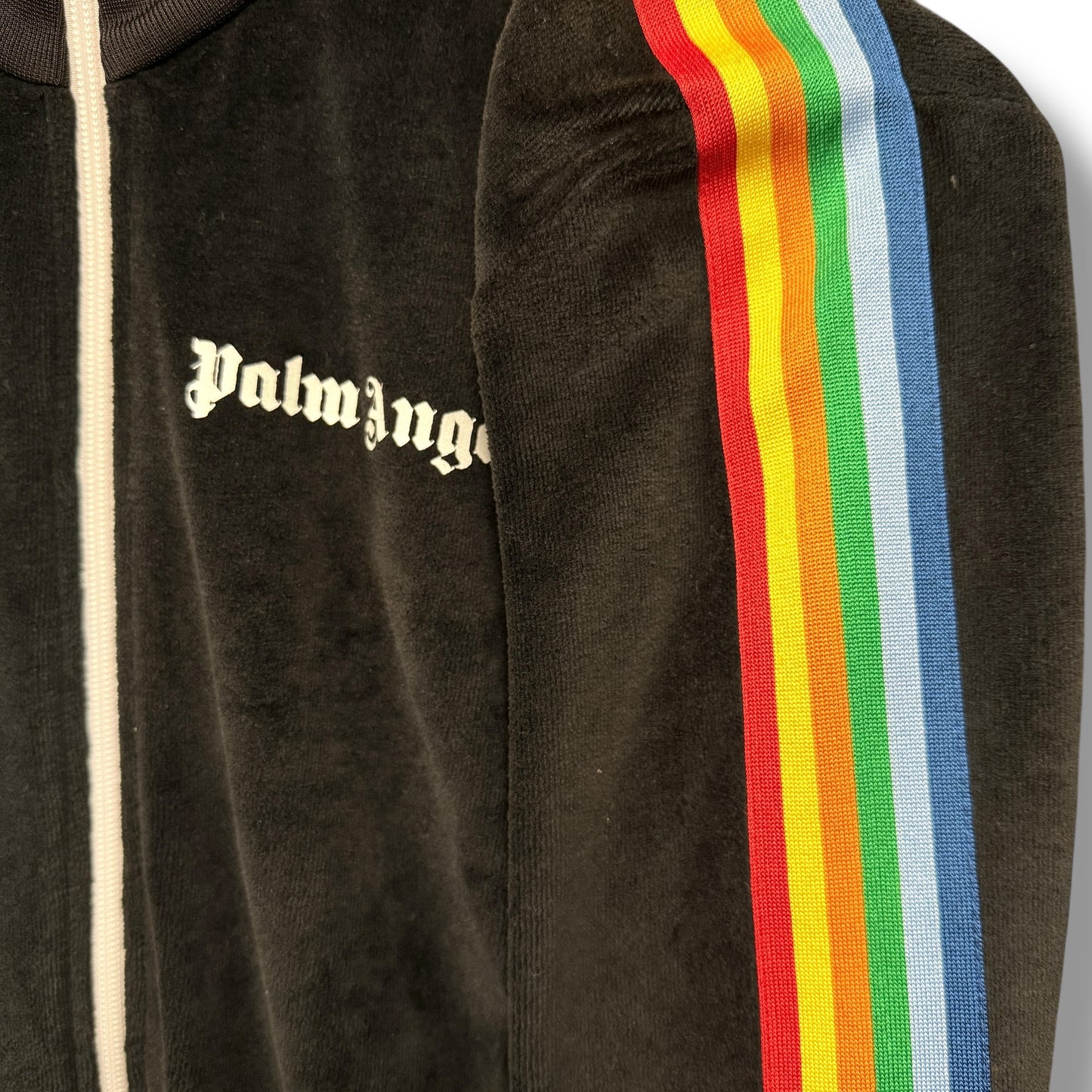 palm angels jacket, small relaxed, black & multi