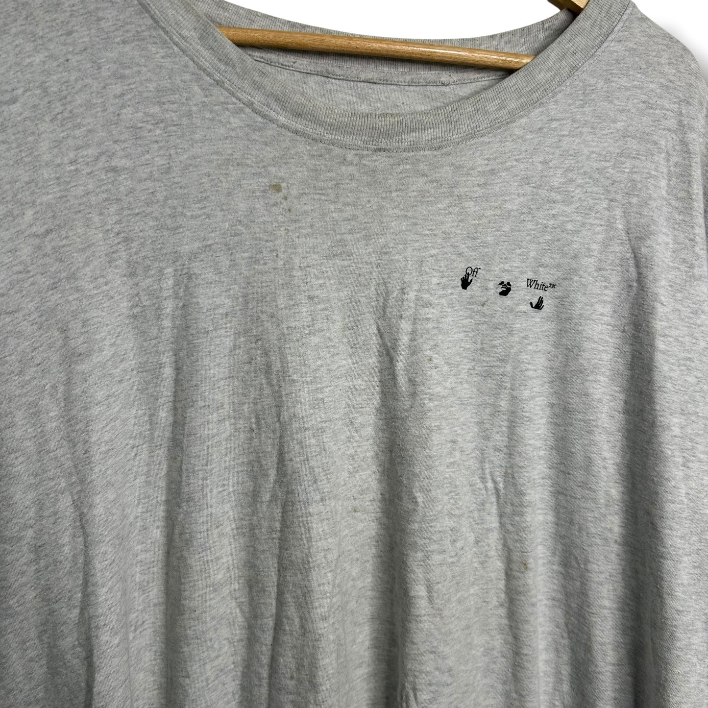 Off-white Graphic T-shirt Grey XXL