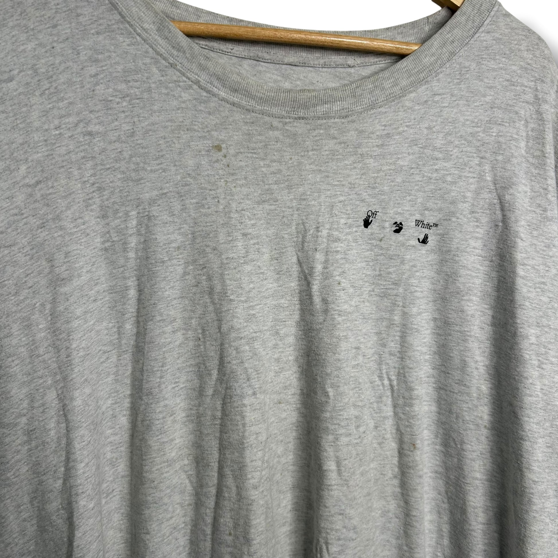 Off-white Graphic T-shirt Grey XXL